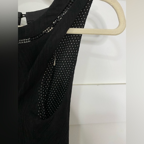 Elevenses Layered Ruffled Romper in Black Size Small - Picture 8 of 14